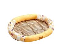 B Baosity Lit Rafraîchissant pour Chat, Idéal pour L'été. Coussin Rafraîchissant pour Animaux de Compagnie, Parfait pour Se Détendre en été avec Un Chaton O, Jaune