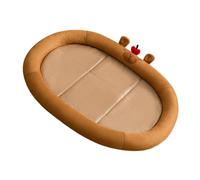 B Baosity Lit Rafraîchissant pour Chat, Idéal pour L'été. Coussin Rafraîchissant pour Animaux de Compagnie, Parfait pour Se Détendre en été avec Un Chaton O, Brun