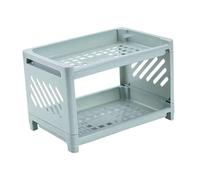 B Baosity Lit Superposé pour Cobayes, Lit Superposé pour Hamsters, Lit Double Couche avec Cachette pour Lapins et Rideaux de Porte, Utilisable en Toutes Saisons, Bleu