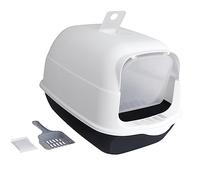 B Baosity Litière pour Chat, Entièrement étanche pour Petits Chats, Bords Hauts et sans Odeur, Facile à Transporter et à Nettoyer, Noir