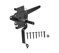 B Baosity Loquet de Portail Verrou de Porte Serrure de Clôture Moraillon de Sécurité Fermeture Automatique Robuste En Métal avec Levier à Gravité pour Une Sécu, Style D