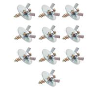 B Baosity Lot de 10 Vis de Fixation M5*30 pour Perchoirs à Perroquets avec Joints, écrous de Fixation pour Cages à Oiseaux, avec 1 Rondelle