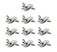 B Baosity Lot de 10 Vis de Fixation M5*30 pour Perchoirs à Perroquets avec Joints, écrous de Fixation pour Cages à Oiseaux, avec 2 rondelles
