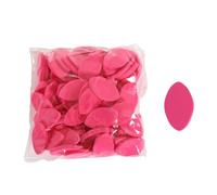 B Baosity Lot de 100 éponges D'entraînement En Forme D'œil pour Extensions de Cils, pour Débutants, pour Maquillage, pour Faux Cils, Rose Rouge