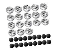 B Baosity Lot de 18 Boîtes Métalliques Réutilisables en Aluminium pour Odeur de Chien, Petites, avec Couvercles Ventilés.