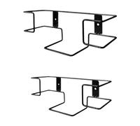 B Baosity Lot de 2 Boîtes de Rangement Murales En Fil Métallique pour Gants En Caoutchouc, Idéales pour Salon de Coiffure et Salle de Bain.