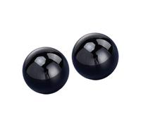 B Baosity Lot de 2 Bouchons Ronds pour Flacons de Parfum, avec Couvercle de Remplacement et Fonction D'étanchéité, Adaptés à Un Usage Quotidien Féminin, PP Noir