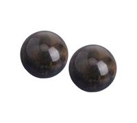B Baosity Lot de 2 Bouchons Ronds pour Flacons de Parfum, avec Couvercle de Remplacement et Fonction D'étanchéité, Adaptés à Un Usage Quotidien Féminin, Résine Marron