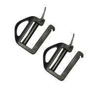 B Baosity Lot de 2 Boucles de Sangle de Sac à Dos Réglables en Plastique, Accessoires Adaptés Aux Sacs de Sport, Ceintures et Activités de Plein Air, 2PC