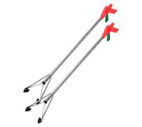 B Baosity Lot de 2 Pinces à Déchets En Caoutchouc pour Ramasser Les Déchets, Idéales pour Les Sols de Pelouse et D'extérieur, L