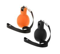B Baosity Lot de 2 Sifflets de Sport, Sifflet Portable avec Cordon, Sifflet Portatif Professionnel Puissant pour L'entraînement, en PVC, Convient pour, Orange Noir