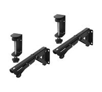 B Baosity Lot de 2 Supports Pliables pour Clavier sous Bureau, étagère D'extension Réglable pour Bureau D'ordinateur Ou Salle D'étude, Pince 12.5x4.3cm
