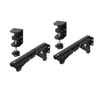 B Baosity Lot de 2 Supports Pliables pour Clavier sous Bureau, étagère D'extension Réglable pour Bureau D'ordinateur Ou Salle D'étude, Pince 9x4.3cm