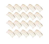 B Baosity Lot de 20 Peignes Latéraux pour Cheveux Fins, Accessoires de Coiffure, Fer à Lisser, Adaptés Aux Mariées et Aux Femmes, Or