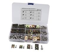 B Baosity Lot de 200 Colliers de Serrage Assortis M3x12, M4x12, Galvanisés