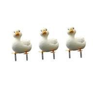 B Baosity Lot de 3 Plaques Décoratives en Forme de Canards pour Jardin, Jolies Illustrations, Décoration de Jardin 2D