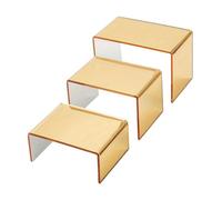 B Baosity Lot de 3 Présentoirs En Acrylique pour Figurines D'action, Parfums et Aliments