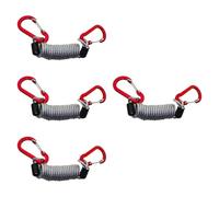 B Baosity Lot de 4 Cordons de Pêche avec Mousquetons, Boîtes à Outils et Accessoires de Pêche