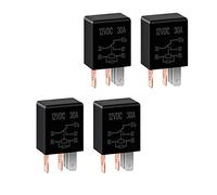 B Baosity Lot de 4 Relais de Démarreur de Remplacement 5 Broches 12 V pour Véhicule électrique
