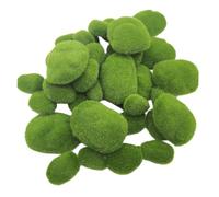 B Baosity Lot de 40 Roches Artificielles En Mousse à Faire Soi-même pour Plantes En Pot, Jardins de Fées, Dioramas