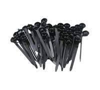 B Baosity Lot de 50 Attaches de Câble En Nylon Noir, Accessoires Professionnels Robustes.