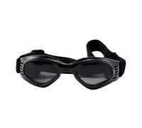 B Baosity Lunettes pour Chien Lunettes de Soleil Animaux de Compagnie Lunettes de Protection Extérieures Pliable Résistantes Matériau PC TPEE Convient pour Prom, Noir