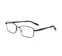 B Baosity Lunettes Vue Sport Homme avec Structure Métallique Fine et Finition Peinte au Four pour Conduite Professionnelle et Loisirs Plein Air, Array, Noir Avec Silicone Noir