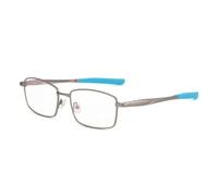 B Baosity Lunettes Vue Sport Homme avec Structure Métallique Fine et Finition Peinte au Four pour Conduite Professionnelle et Loisirs Plein Air, Array, Argenté Avec Silicone Bleu