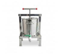 B Baosity Machine d'Extraction Presse à Miel à Vis Verticale Extracteur Inox avec Couvercle Poignées Latérales et Sortie Convient à Ruchers Apicole Alimentaire, Array, Vert