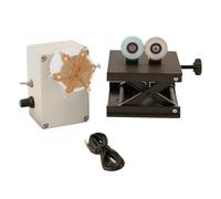 B Baosity Machine électrique Automatique de Bobinage époxy pour Cannes à Pêche, Idéale pour La Réparation, L'assemblage Portable et Le Glaçage, Support PP