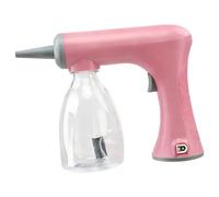 B Baosity Machine Moussante Permanente Cheveux Appareil à Bulles Électrique Outil Mousseur Coiffure Pro Fonction Vapeur Portable Convient Barbiers, Rose