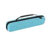 B Baosity Mallette de Coiffure Sac de Rangement Étui Rigide pour Accessoires de Beauté Fers à Boucler et Lisseurs avec Filet Intérieur Fonction Imperméable, Bleu Ciel
