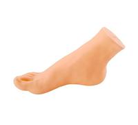 B Baosity Mannequin de Pied Présentoir Pieds Articulés Support Chaussures Bas Bracelet Cheville PVC Aspect Réaliste pour Vendeur Magasin Photographie Décoration, Pied droit masculin