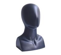 B Baosity MANNEQUIN HEAD HODDER MULIEMPS MANIKIN PROFESSIONNEUX PROFICATION DU MANIKIN PERRONDE pour LA PERRUGE SALON HOME SALON et, Noir