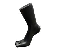 B Baosity Mannequin Pied Modèle Chaussette Support Présentoir Chaussure Présentoir Sandale avec Matériau Adapté à La Vente de Chaussures Exposition de C, Droit noir