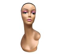 B Baosity Mannequin Tête Femme Modèle Présentoir Perruque Support Maquillage Polypropylène Base Stable Adapté à La Présentation de Perruques Chapeaux Lunettes B, Style b