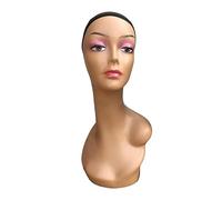 B Baosity Mannequin Tête Femme Modèle Présentoir Perruque Support Maquillage Polypropylène Base Stable Adapté à La Présentation de Perruques Chapeaux Lunettes B, Stylee