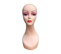 B Baosity Mannequin Tête Présentoir Femme Support Perruques Porte Perruque Maquillage Polypropylène Multifonction Stable Adaptée pour Salon Maison Boutique, Style un