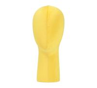 B Baosity Mannequin Tête Support Chapeau Présentoir Casquette Porte-accessoires Modèle Velours pour Coiffeuses Salons de Coiffure Vitrines Décoration Maison, jaune