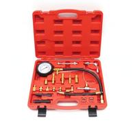 B Baosity Manomètre de Pression de Carburant Ensemble Test Compression Moteur Jauge Cylindre Outil avec Durites Raccords Alliage, TU-114 Manomètre De Pression D Injection De Carburant