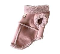 B Baosity Manteau d'hiver pour Chien avec Anneaux en D, Veste D'extérieur pour Animaux de Compagnie, Adaptée Aux Activités par Temps Froid, Rose, S