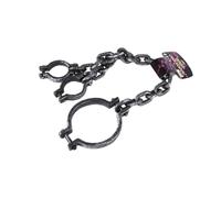B Baosity Menottes d'halloween Fausse Chaîne de Condamné Accessoire de Scène Léger et Portable pour Un Costume de Prisonnier Adapté pour Les Fêtes et L, Poignets du Haut du Corps