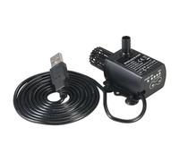 B Baosity Mini Pompe à Eau Submersible, Pompe USB étanche 5 V Réglable pour Refroidissement de l'eau, Usage Intérieur, Système Hydroponique D