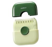 B Baosity Mini Tondeuse à Cheveux Peigne de Coupe Ciseaux Effileur Rasoir de Précision Acier Inoxydable Facile à Nettoyer Démontable Poignée Confortable Fo, VERT