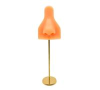 B Baosity Modèle de Nez Silicone Pratique Piercing Partie Souple Support Présentoir Bijoux Simulation Ornement Stable Résistant pour Exercice Formation Démonstr, couleur de peau