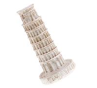 B Baosity Modèle Statues Résine Tour Penchée de Pise Italie Souvenir Métal Objet de Décoration 9.5cm
