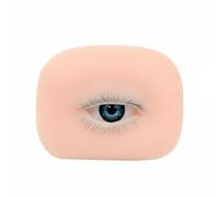 B Baosity Module d'Entraînement Cils Oeil Mannequin Silicone Œil Réaliste Paupière Mobile Simulation 3D Améliore Précision Placement Pression pour Formation Débutants Salons Ateliers, Œil Droit