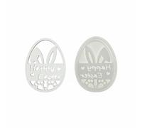 B Baosity Moule de Pâques en Silicone Moule Gabarit Matrice Forme pour Lampe Œuf Créative avec Motifs Ajourés Festifs Silicone Flexible et Résistant Projet Diy, Panneau D Œufs 1