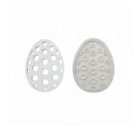 B Baosity Moule de Pâques en Silicone Moule Gabarit Matrice Forme pour Lampe Œuf Créative avec Motifs Ajourés Festifs Silicone Flexible et Résistant Projet Diy, Panneau Œuf 3