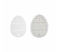 B Baosity Moule de Pâques en Silicone Moule Gabarit Matrice Forme pour Lampe Œuf Créative avec Motifs Ajourés Festifs Silicone Flexible et Résistant Projet Diy, Boîte D Œufs 6